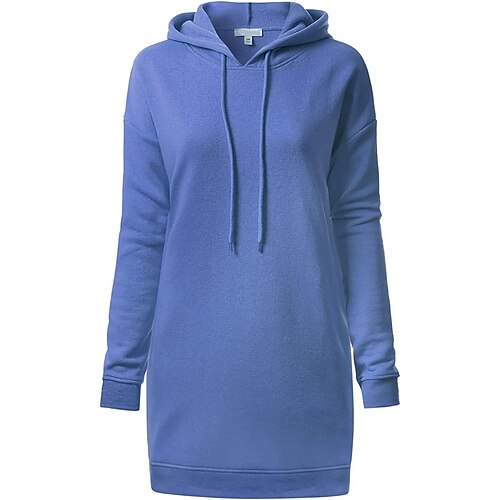 

Women's Casual Oversized Long Sleeve Fleece Hoodie Sweatshirts Loose Pullover Tunic S~3X