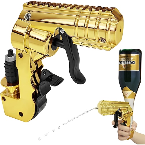 

Champagne gun pressurized spray gun spray gun launcher champagne gun beer gun wine stopper