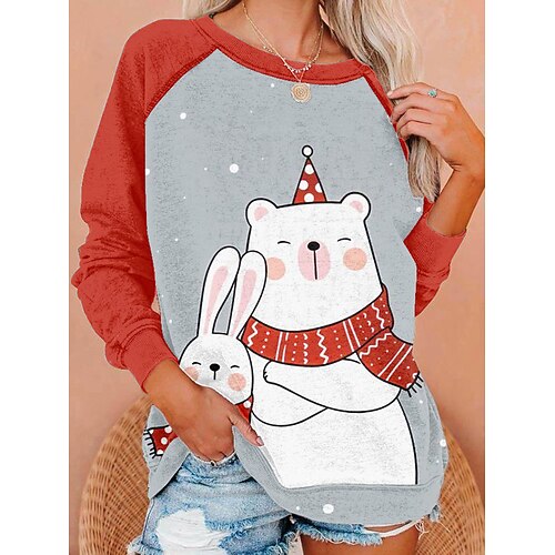 

Bunny Girl Masquerade Hoodie Women's Christmas Christmas Carnival Masquerade Adults' Christmas Vacation Polyester Top
