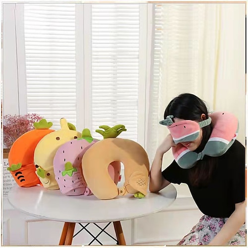 

U-shaped Pillow Cute Cartoon Pillow Office Nap Pillow Airplane Travel Pillow Neck Pillow U-shaped Pillow