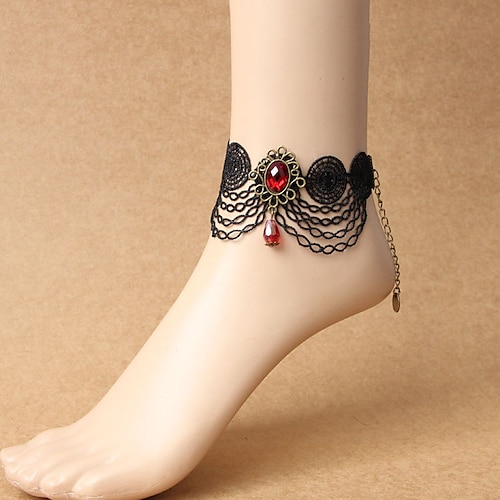 

Anklet Accessories Punk & Gothic Vintage Retro Alloy For Girl Cosplay Halloween Carnival Masquerade Women's Costume Jewelry Fashion Jewelry