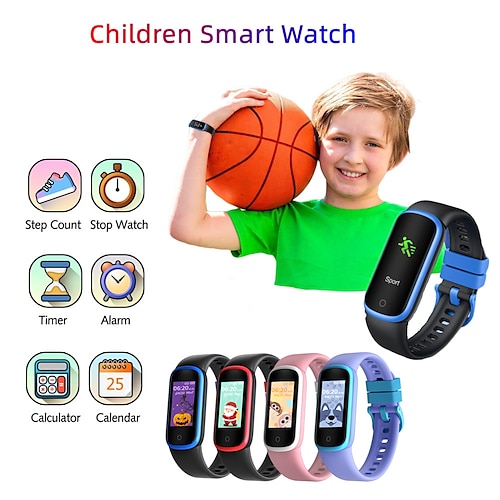 

YD2 Smart Watch 0.96 inch Smartwatch Fitness Running Watch Bluetooth Pedometer Call Reminder Sleep Tracker Compatible with Android iOS Kid's Waterproof Long Standby Message Reminder IP 67 22mm Watch