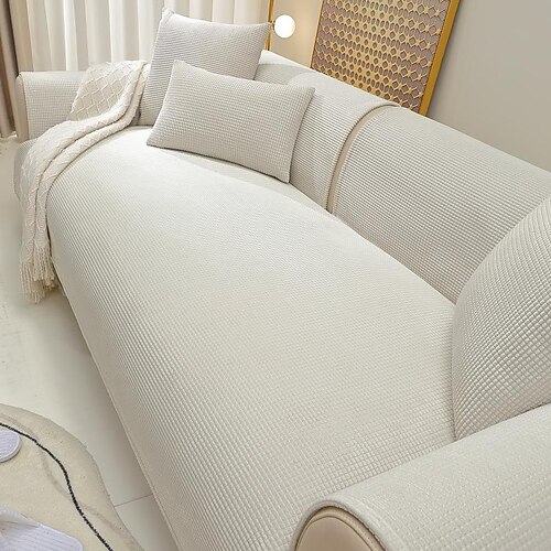 

Nordic Simple Sofa Slipcover Sofa Seat Cover Sectional Couch Covers,Furniture Protector Anti-Slip Couch Covers for Dogs Cats Kids(Sold by Piece/Not All Set)
