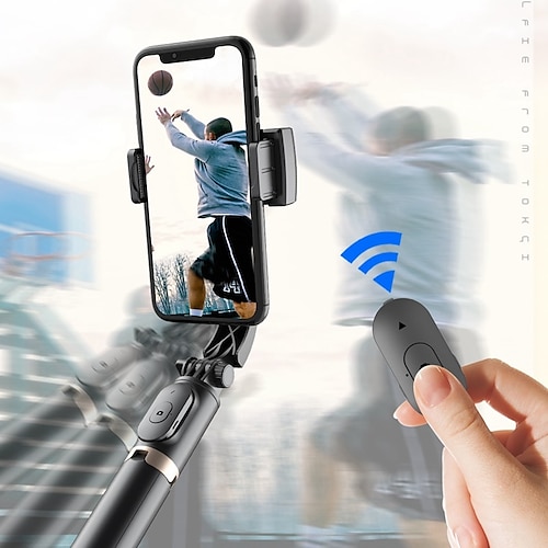

Selfie Stick Bluetooth Extendable Max Length 75 cm For Universal Android / iOS Universal