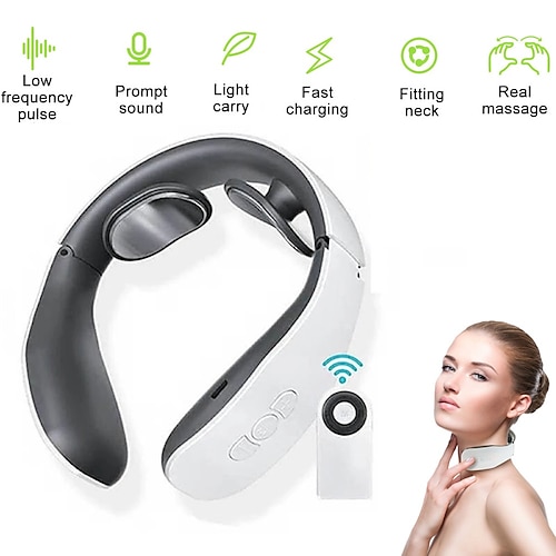 

Electric Neck Massager 15 Intensity Sensing Smart Back Massage 4 Pulse Modes USB Rechargeable Cervical Physiotherapy Instrument