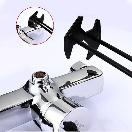 

Multifunctional Sink Wrench Faucet Hose Hex Socket Bathroom Pipe Wrench Installation Tool Dismantling Maintenance Wrench