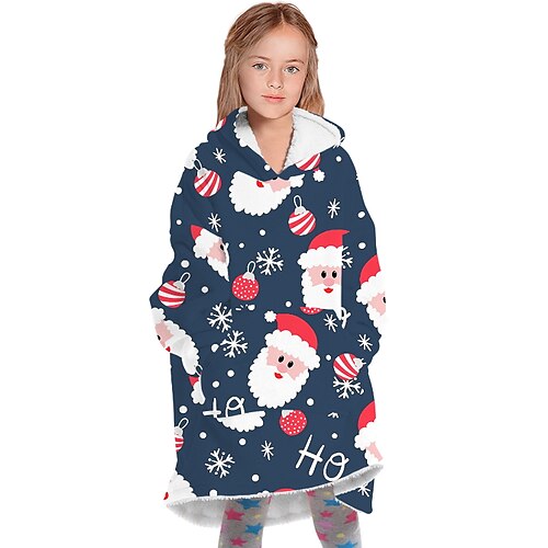 

Toddler Girls' Christmas Hoodie Graphic Home Long Sleeve Fashion 3-7 Years Winter Purple Pink Yellow