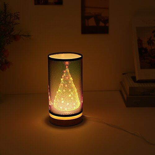 

Table Lamp Decorative USB Powered For Fabric <5V Black
