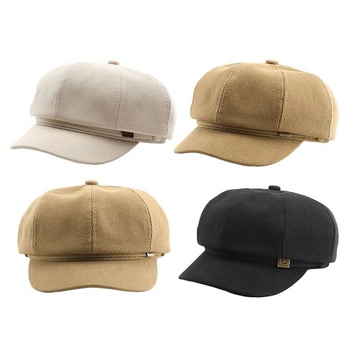 

Unisex Beret Hat Sports & Outdoor Daily Holiday Solid / Plain Color Polyester Cotton Simple Common Outdoor Comfortable Sports 1 pcs