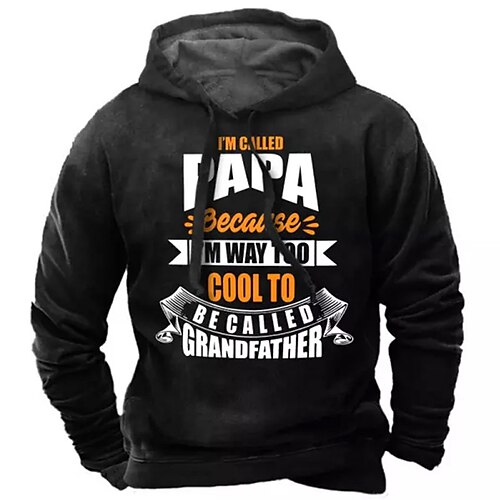 

Men's Pullover Hoodie Sweatshirt Black Navy Blue Hooded Letter Graphic Prints Print Daily Sports 3D Print Basic Streetwear Designer Spring Fall Clothing Apparel Hoodies Sweatshirts