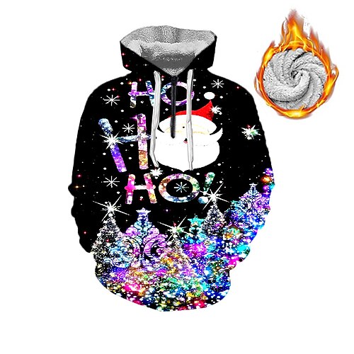 

Women's Sherpa jacket Fleece Jacket Teddy Coat Warm Breathable Christmas Street Daily Wear Vacation Zipper Pocket Print Pullover Hoodie Casual Daily Comfortable Plush Christmas Plaid Regular Fit