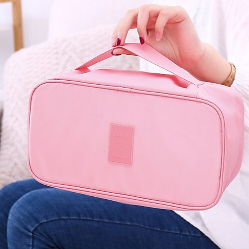 

Foldable Divider Organizer Bra Box Travel Necessity Folding Cases Necktie Socks Underwear Clothing Lingerie Storage Bag