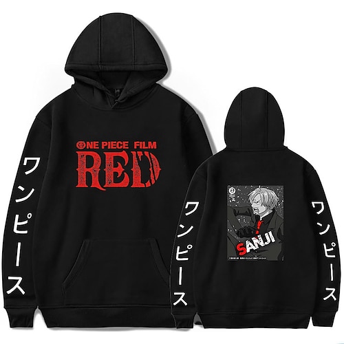 

One Piece Film: Red Nami Hoodie Cartoon Manga Anime Front Pocket Graphic Hoodie For Men's Women's Unisex Adults' Hot Stamping 100% Polyester Casual Daily