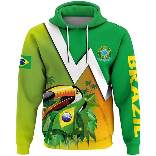 

Inspired by World Cup Qatar 2022 Football Soccer Hoodie Cartoon Manga Anime Front Pocket Graphic Hoodie For Men's Women's Unisex Adults' 3D Print 100% Polyester