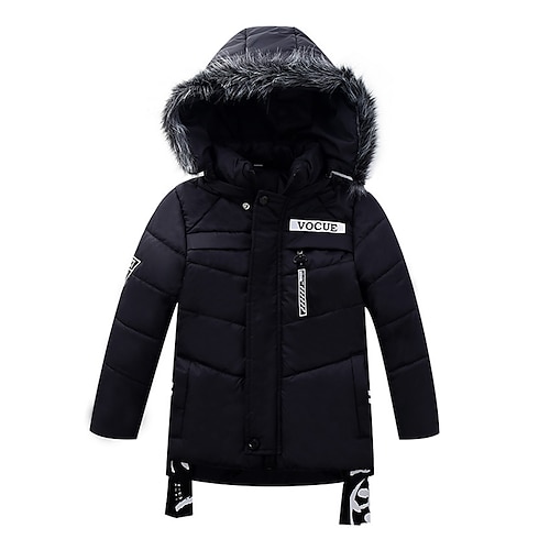 

Bambino (1-4 anni) Da ragazzo Piume Capispalla Tinta unica Manica lunga Cappotto Esterno Di tendenza Giornaliero Verde Nero Arancione Inverno Autunno 3-7 anni