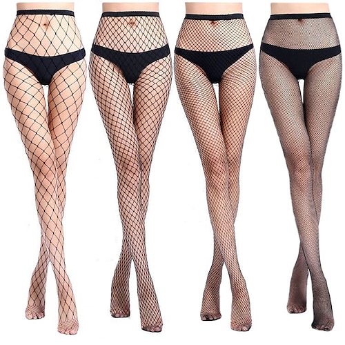 

Women's Pantyhose Stockings Mesh Stockings Tights Butt Lift Leg Shaping High Elasticity Mesh Hole Sexy Black Large mesh paper card briefcase Small net paper card briefcase Net paper card briefcase