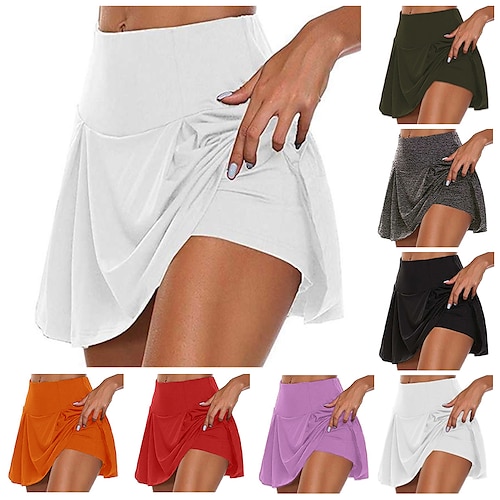 

Women's Swimwear Cover Up Swim Shorts Plus Size Swimsuit Elastic Waist Chinese Style White Black Purple Army Green Orange Bathing Suits Sports Vacation Fashion / Classic / Modern / New / Padless