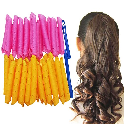 

Magic Hair Curlers Curls Styling Kit DIY No Heat Hair Curlers for Extra Long Hair (55 cm/ 21.65 inch)