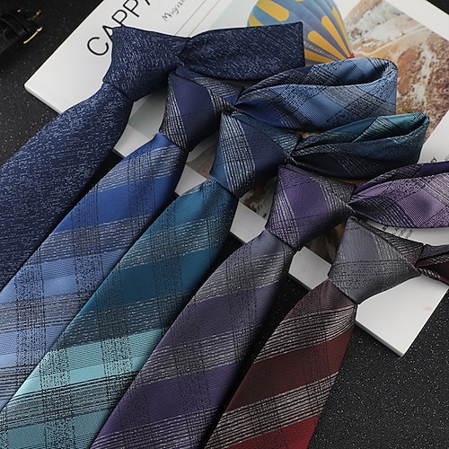 

Per uomo Essenziale Cravatte Color Block Rosso Blu reale Blu 2023