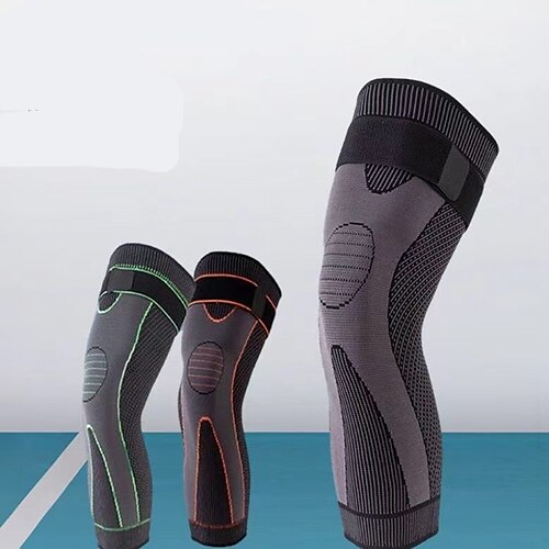 

Long Sports Knee Pads Basketball Running Mountaineering Badminton Outdoor Men's and Women's Same Style Meniscus Injury 1pcs