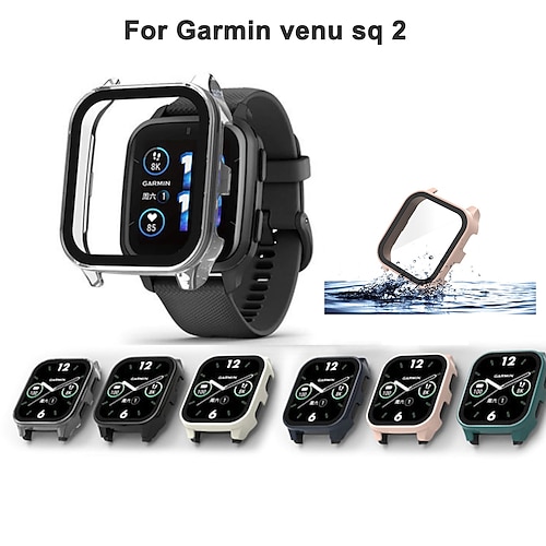 

1 Pack Watch Case Compatible with Garmin Venu 2S Scratch Resistant Dust Proof Rugged TPU / PC Watch Cover