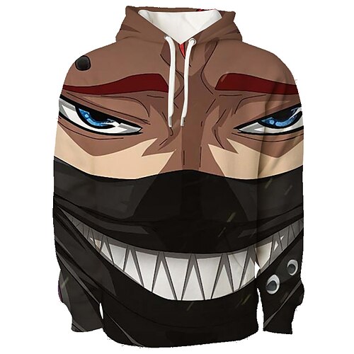 

Inspired by Black Clover Asta Hoodie Cartoon Manga Anime Front Pocket Graphic Hoodie For Men's Women's Unisex Adults' 3D Print 100% Polyester