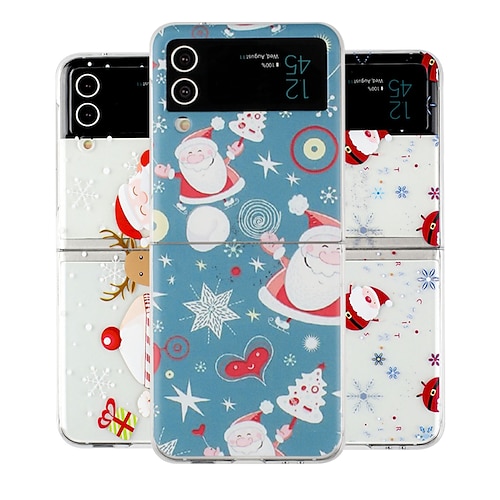 

Phone Case For Samsung Galaxy Flip Z Flip 4 Z Flip 3 Flip Christmas PC