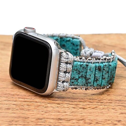 

1PC Smart Watch Band Compatible with Apple iWatch 38/40/41mm 42/44/45/49mm Ultra Series 8 7 6 5 4 3 2 1 SE Handmade Braided Rope for iWatch Smartwatch Strap Wristband Fabric Handmade Adjustable