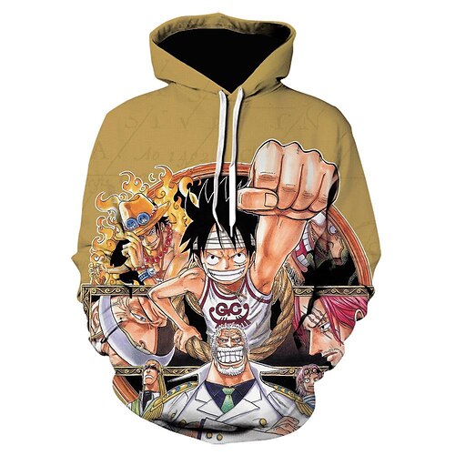 

Inspired by One Piece Film: Red Monkey D. Luffy Portgas·D· Ace Hoodie Cartoon Manga Anime Front Pocket Graphic Hoodie For Men's Women's Unisex Adults' 3D Print 100% Polyester Casual Daily