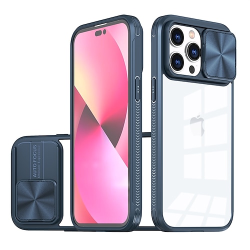 

telefon Etui Til Apple Klassisk serie iPhone 14 Pro Max 14 Plus 13 12 11 Pro Max Mini X XR XS Støtdempende ramme Helkroppsbeskyttende Støvtett Ensfarget TPU Akryl PC