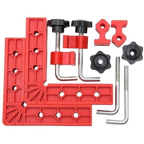 

14pc Positioning Squares For Woodworking 90 Degree Corner Right Angle Clamps Carpenter Corner Clamping Square Tool