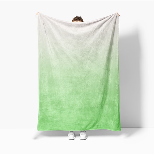 

New Blanket Gradual Color Blanket Flannel Blanket Air Conditioning Blanket Sofa Blanket
