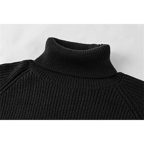 black turtle neck jumper mens