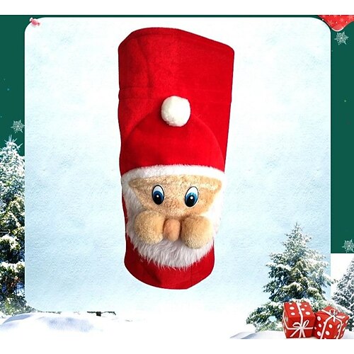 

Christmas Backpack Christmas Plush Backpack Cute Santa Claus Avatar Backpack Christmas Gift Bag