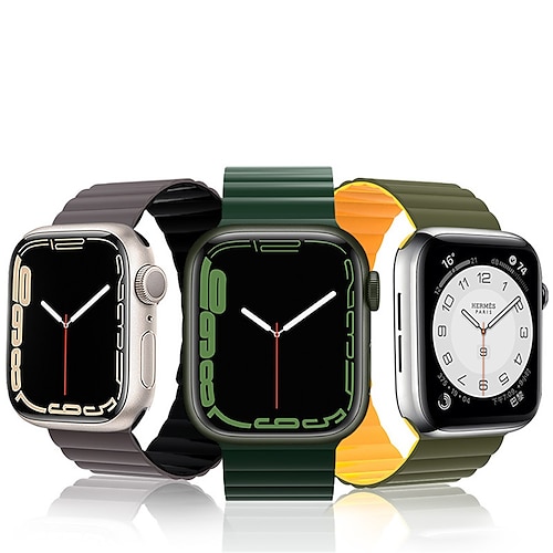

1PC Smart Watch Band Compatible with Apple iWatch Apple Watch Ultra 49mm Series 8/7/6/5/4/3/2/1 / SE Sport Band for iWatch Smartwatch Strap Wristband Silicone Adjustable Breathable Quick Release