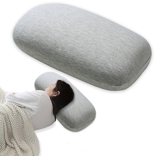 

Deep Sleep Pillow, Back Sleepers, Orthopedic Cervical Shape Gently Cradles Head & Provides Neck Support & Shoulder Pain Relief