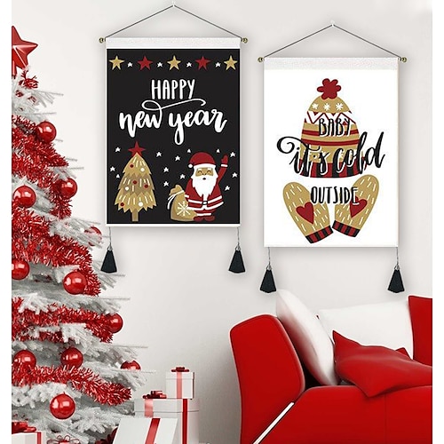 

weihnachten zimmer wandteppich dekoration fotografie hintergrund hängende tuch wandverkleidung hintergrund tuch weihnachtsmann wohnzimmer dekoration nachttisch teppich