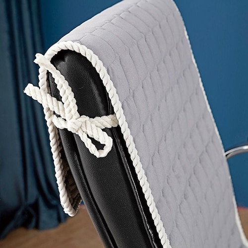 

Dining Chair Cover Chair Seat Cushion Pad Slipcover Non-Slip with Ties Thick Durable and Washable Pads for Dining Room, Office, Kitchen