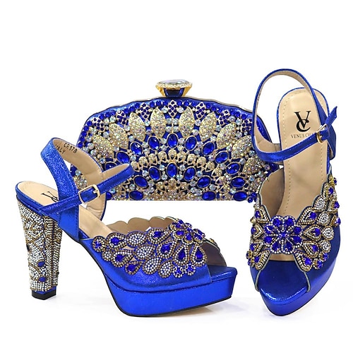 

cross-border foreign trade spot european and american exquisite rhinestones 2021 temperament elegant and fashionable high-heeled sandals with bags