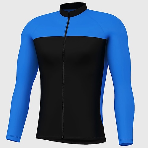 

21Grams Men's Cycling Jersey Long Sleeve Bike Jersey Top with 3 Rear Pockets Mountain Bike MTB Road Bike Cycling Breathable Quick Dry Moisture Wicking Reflective Strips Green Yellow Orange Color Block