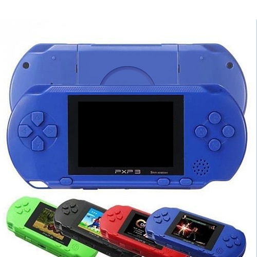 

16 Bit PXP3 Handheld Game Player Video Gaming Console with AV Cable Game Cards Classic Child Family Video PXP 3 Game Console