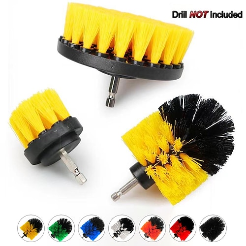 Drill Brush Attachment Set Power Scrubber Brush Cleaning Kit All Purpose  Drill Brush