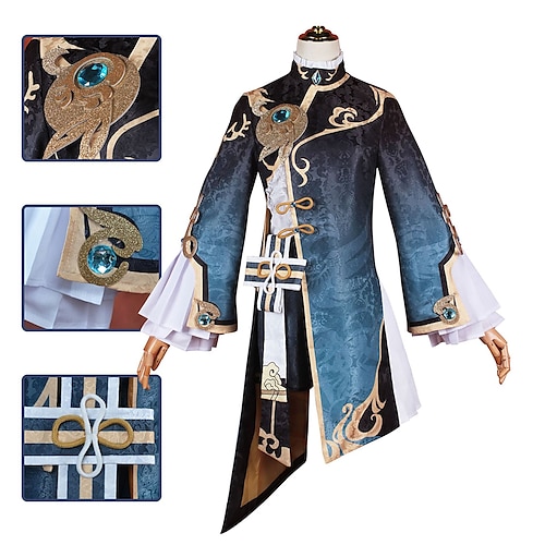 

Ispirato da Impatto Genshin Xingqiu Anime Costumi Cosplay Giapponese Carnevale Abiti Cosplay Manica lunga Costume Per Per uomo