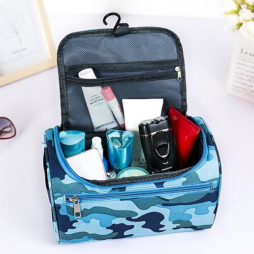 

Waterproof Men's Hanging Cosmetic Bag Nylon Travel Storage Bag Ladies' Cosmetic Bag Large Necessity Makeup Box Washing Makeup Bag
