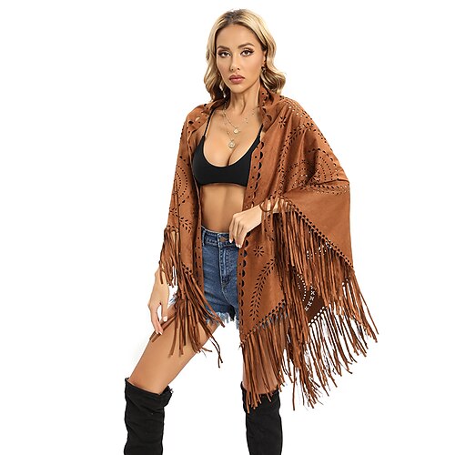 

Estolas Femininas Cachecol Feminino Bolero Vintage Proteção Solar Sem Manga Manga Morcego Jeans Estolas de Casamento Com Mocassim Para Diário Todas as Estações