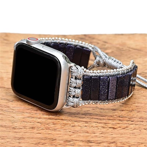 

1PC Smart Watch Band Compatible with Apple iWatch 38/40/41mm 42/44/45/49mm Ultra Series 8 7 6 5 4 3 2 1 SE Handmade Braided Rope for iWatch Smartwatch Strap Wristband Fabric Handmade Adjustable