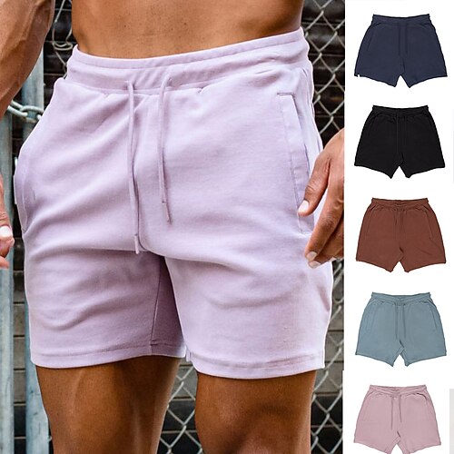 

Per uomo Pantaloncini da sudore Pantaloncini da allenamento Pantaloncini Running Pantaloncini da palestra A cordoncino Vita elastica Stampa Comfort Traspirante Breve Informale Giornaliero Palestra