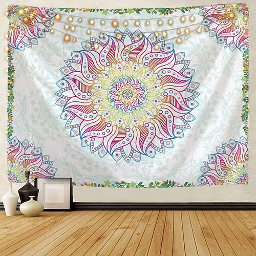 

Datura Bohemian Large Tapestry Wall Hanging Hippie Colored Tapestry Bedroom Home Decoration