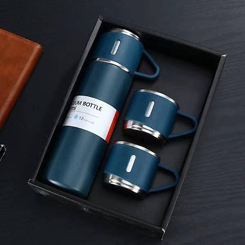 

Business Thermal Mug, 304 Stainless Steel Gift Set, Stainless Steel Tea Cup, Car Double Layer Stainless Steel Water Cup