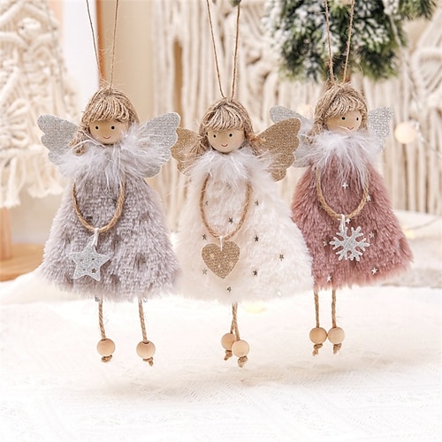 

Christmas Decorative Creative Doll Pendant Angel Girl Pendant Christmas Tree Pendant Christmas Articles